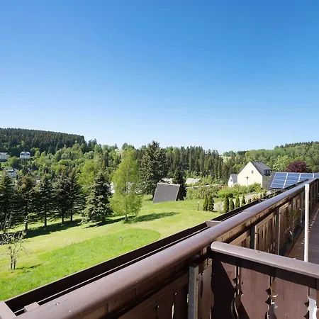 Pension Bergblick Marienberg Esterno foto